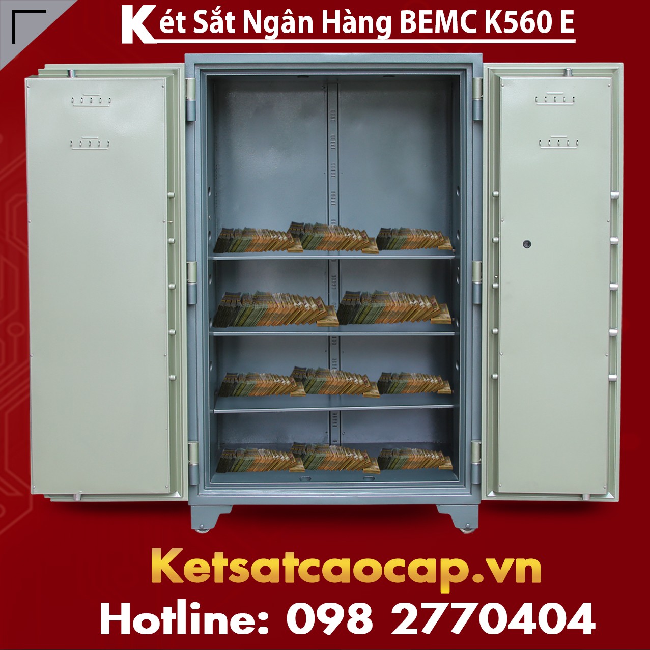 Két Sắt Ngân Hàng BEMC K560E Giá Rẻ Nhất Giao Hàng Miễn Phí Toàn Quốc